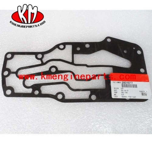 Peças de motor do caminhão 6BT 4BT 6CT Junta de cabeça de filtro 2831077