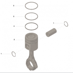 3922687 3802630 3922731 peças de motor a gás qsb3.3 pistão